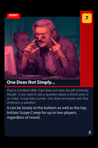 One Does Not Simply...